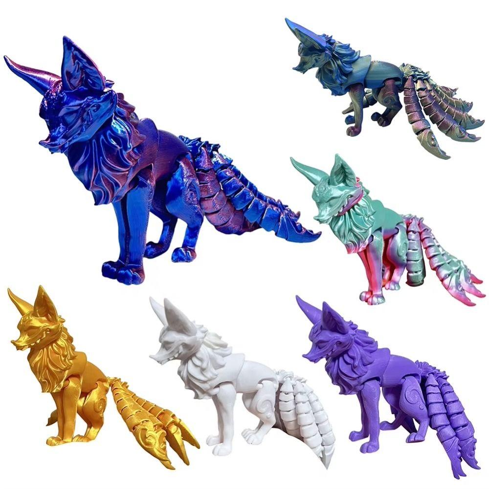 Multi-jointed 3D Printed Model Simulation Printed 3D Toy Animal Figurine Toy Kids Toy