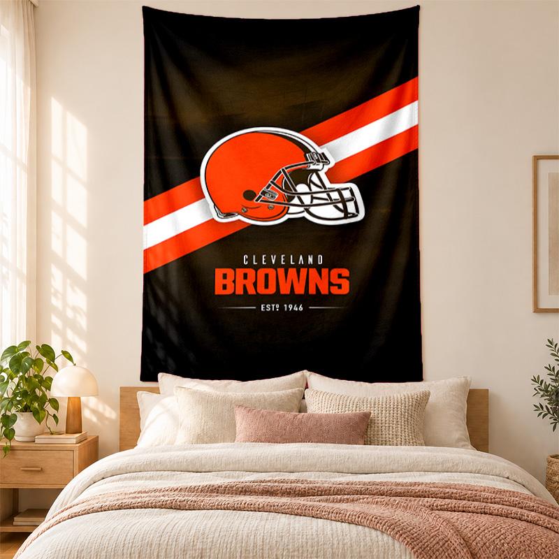 Cleveland Browns Tapestry highquality for decorating living room bedroom dorm walls ideal as bedroom wallart orholiday gift
