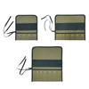 Sturdy Water Resistant Tool Organizer Roll Up Pouch Foldable for Portable Storage Featuring Multiple Pockets Quick Access