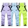 New Style Ski Pants Men and Women Suspender Ski Pants Winter Windproof Waterproof Warm Thickened Single-board Double-board Ski Pants