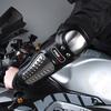 Stainless Steel Motorcycle Knee Elbow Guards 4-Piece Set Adult Riders All-Season Crash Protection