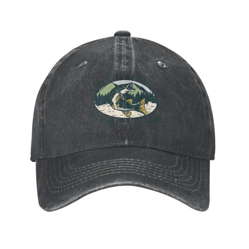 Casquette de baseball en coton personnalisée Les femmes me veulent Les poissons me craignent Homme Femme Réglable Chapeau de papa Extérieur
