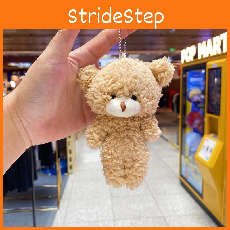 Cute Animal Plush Keychain With Long Pile Fur And Key Rings For Backpack And Bag Decor