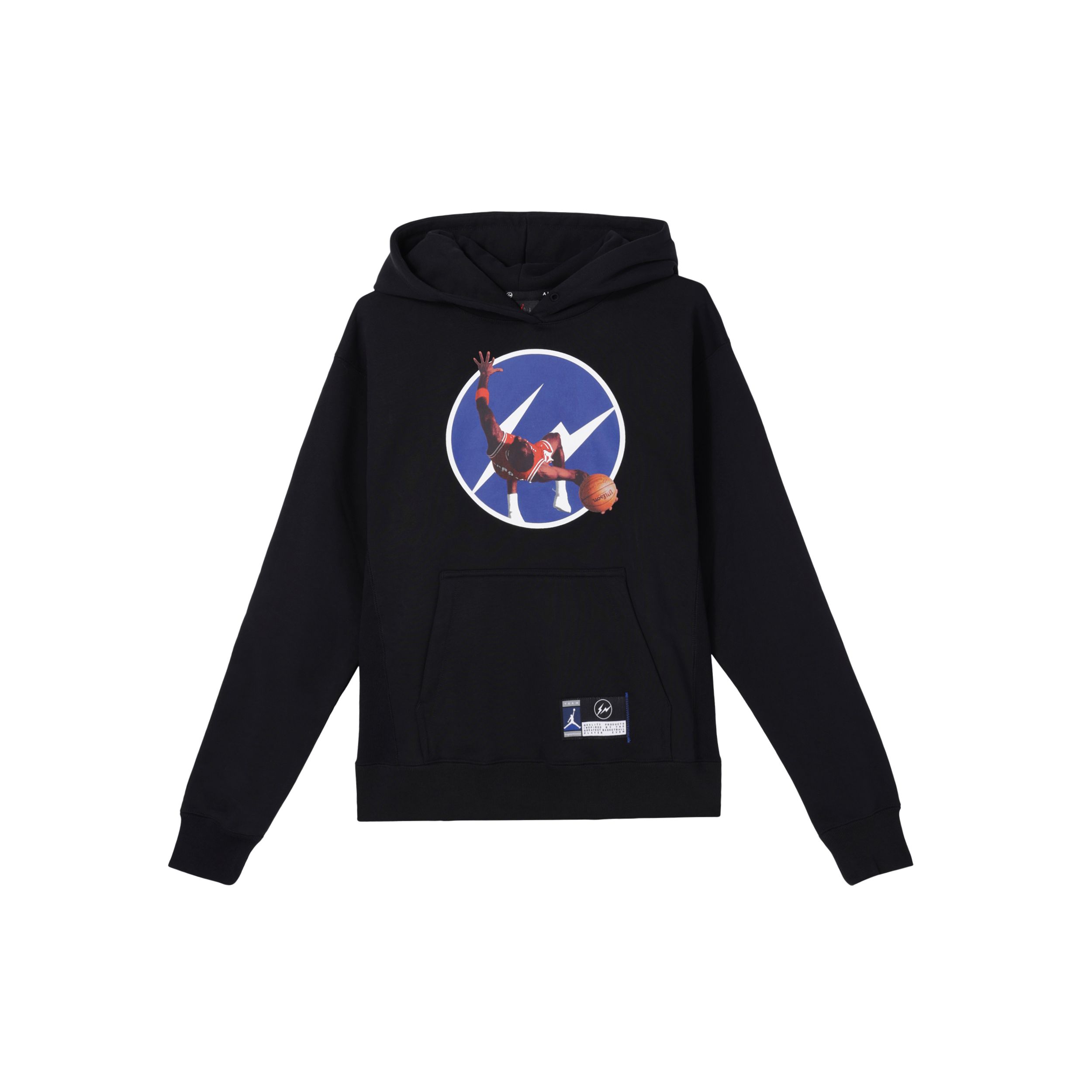 

Jordan Fragment Design Collaboration Модная и удобная свободная толстовка Мужские топы Черный DA2992-010