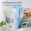 Gradient Color A4 Document Binder and Storage Book, Large Capacity, Student Test Paper Organizer, Xiaohongshu Style.