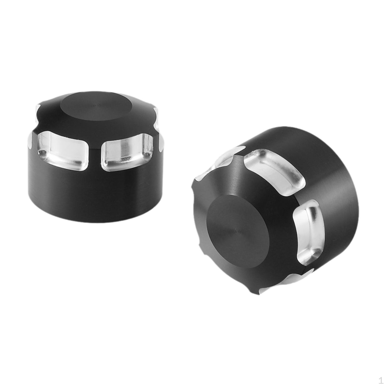 

2 Pieces Rear Axle Nut Aluminum Simple Installation Metal Lightweight Replaces for F3, RT, ST,