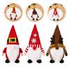 Cartoon Santa Claus Silverware Holder Faceless Doll Xmas Tableware Storage Bag  Home Xmas Decor
