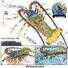 Ocean Crab Simulation Toy Set: Includes Hermit, Swimming, and Three-Spot Plastic Models
