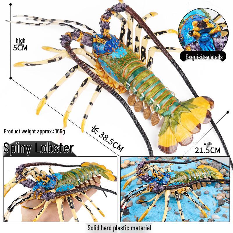 Large Ocean Lobster Model - Children s Cognitive Animal Toy Ornament