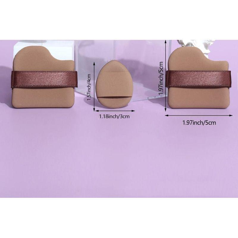 Stapi - Set of 6: Powder Puff + Mini Finer Powder Puff (Various Designs)