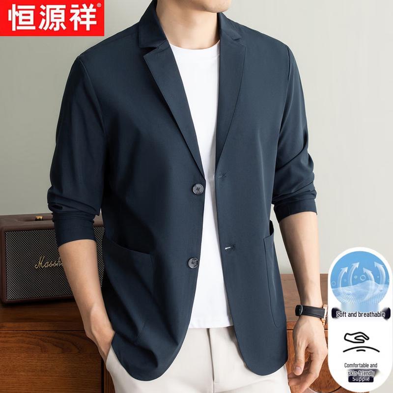 Men s Ice Silk Cooling Casual Blazer 2XL