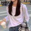 Mark Fairwhale Women's Pure Cotton Round Neck Long Sleeve T-Shirt