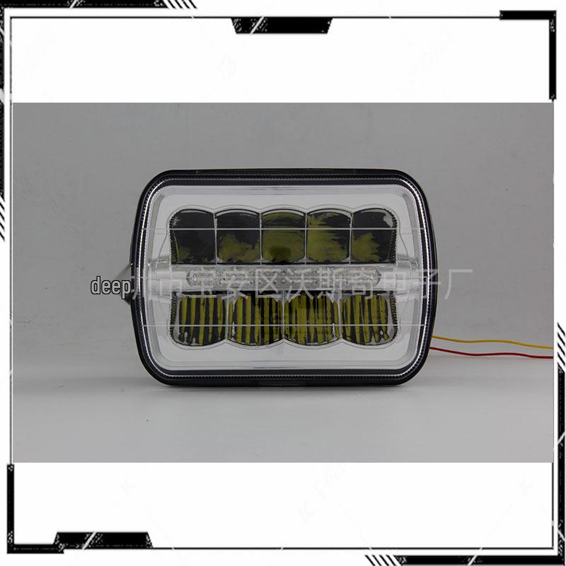 5x7 LED Square Headlight for Jeep, 6x7 Truck, Off-Road Van, Modified H4 High/Low Beam