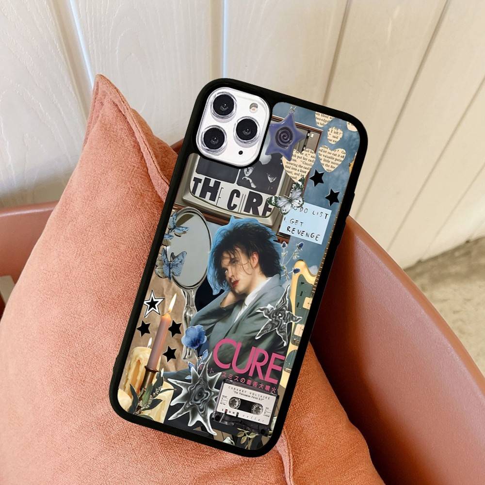 Rock Band THE C-CURE Music Phone Case Wireless Charging PC+TPU For IPhone 11 12 13 14 15 16 17 Pro Max Plus Case