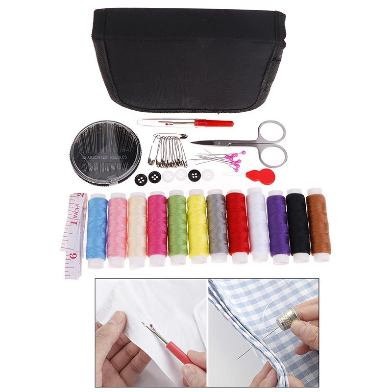 Buy 27Pcs/Lot Sewing Kit Diy Premium Sewing Supplies Zipper Portable