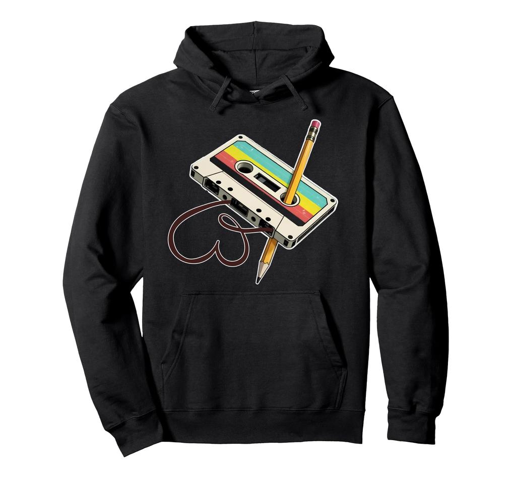 Vintage Cassette Tape with Pencil Nostalgic Parker - 80s/90s