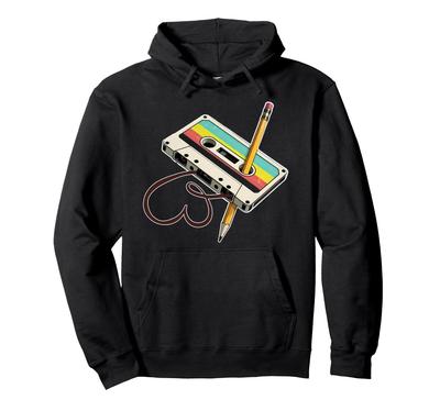 Vintage Cassette Tape with Pencil Nostalgic Parker - 80s/90s