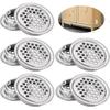 Ventilation Grille 10 Pieces Stainless Steel Ent Grille Hole Stainless Steel Round Ent Grille For Kitchen Furniture Ventilation Outlet-4