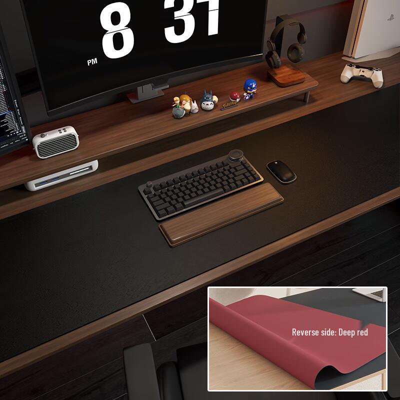 Premium Leather Computer Desk Mat