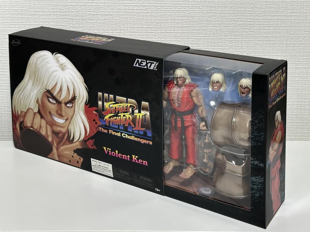 Jada Toys JD35552 Street Fighter II: Violent Ken 1/12 Scale Action Figure [Parallel Import]