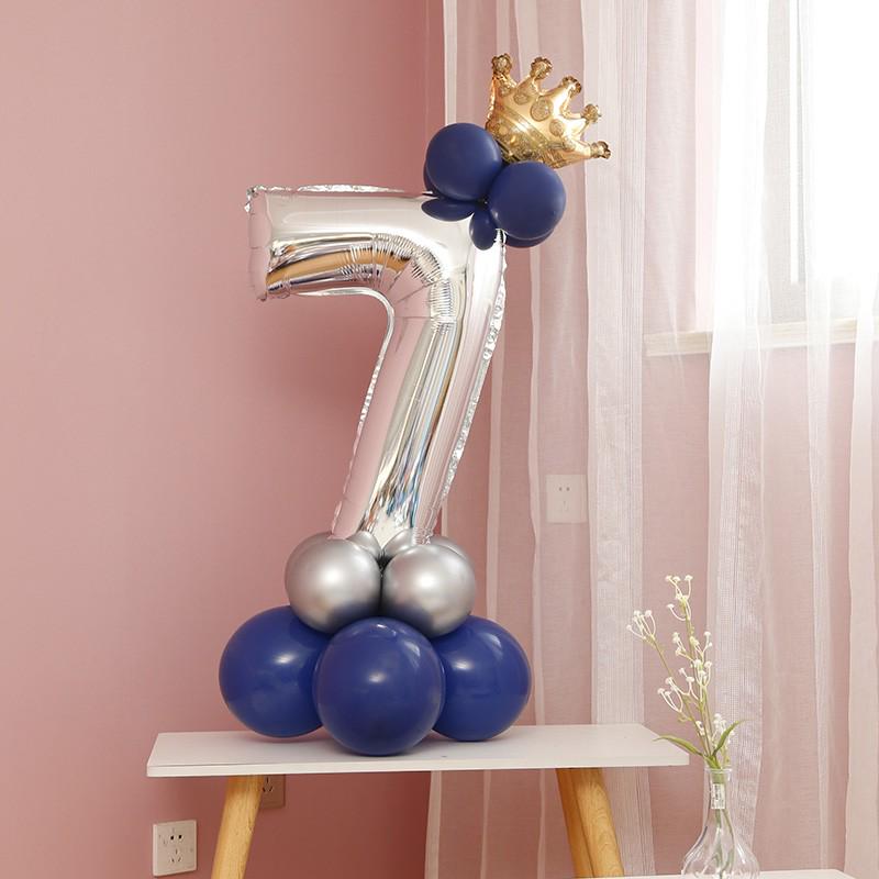 Złote Balony z Cyframi na Urodziny i Imprezy