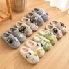 Winter slippers home indoor autumn and winter cotton slippers ladies winter cute plush couple fluffy slippers autumn dormitory