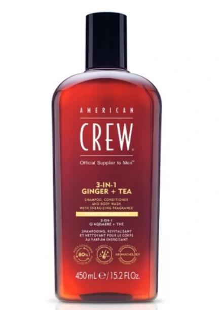 American Crew 3 In 1 Ginger + Tea Gel 450