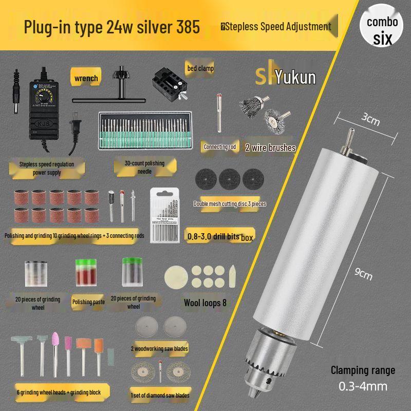 Mini Variable Speed Electric Drill and Grinder for DIY Pearl Hole Punching