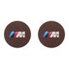 2Pcs Auto PU Leather Cup Holder Mat Anti-Slip Noise Dampening Pad Accessories Stickers For BMW G80 G06 G07 G42 G14 G15 G16 F82 M