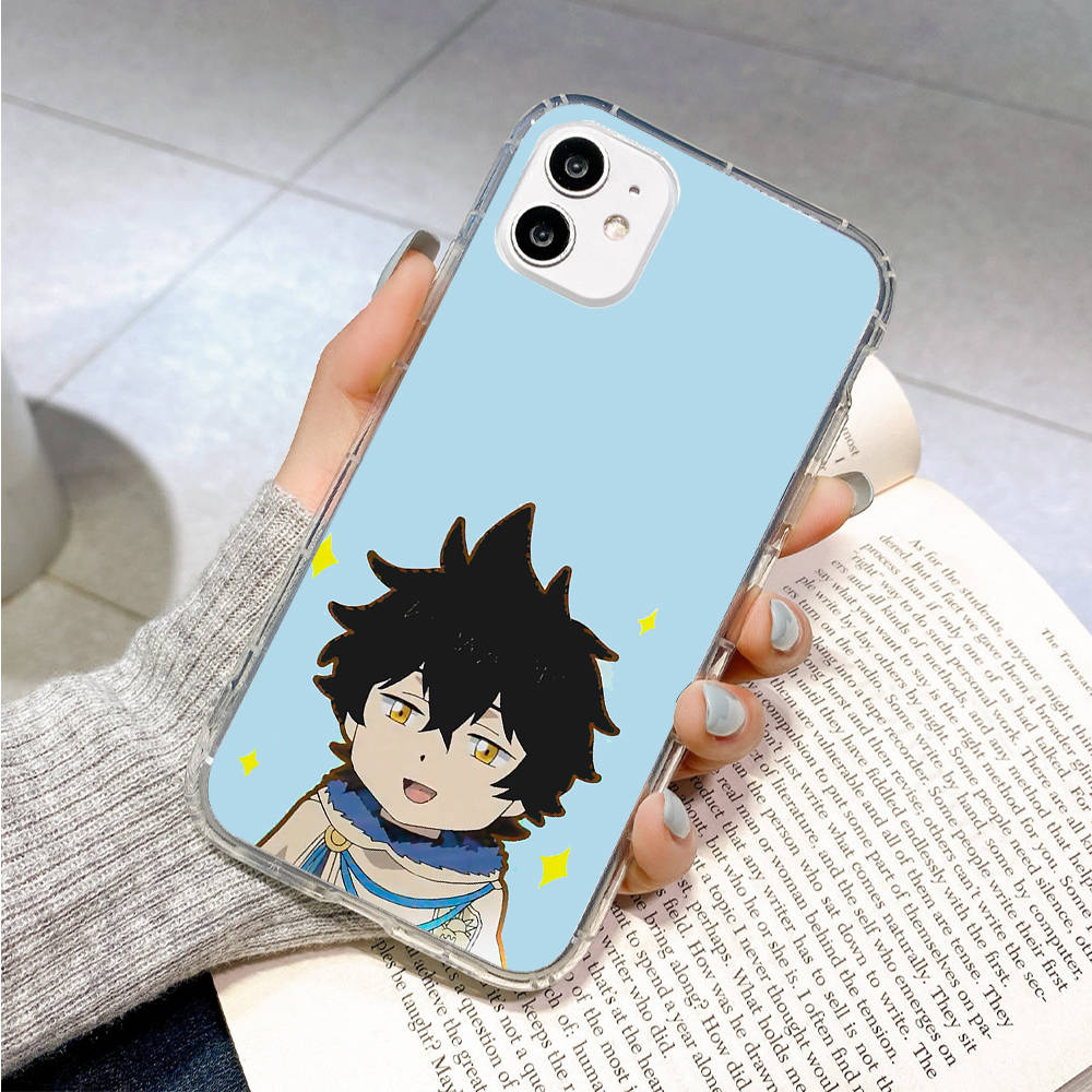 

Чехол для Samsung A04 A14 A23 A34 A54 M23 M33 M52 M53 Realme 10 9 C30S C35 C55 VIVO Y02S Y21 Y51 X80 Pro Прозрачный чехол WI79 Черный Клевер Infinix Note 11 Pro гагат