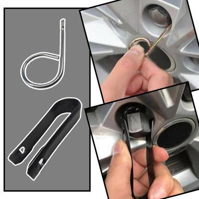 2024 Yeni Otomatik Tekerlek Cıvata Kapakları Çekme Kancası Hırsızlık Önleyici Çıkarma Vidası Aleti Çıkarma Kapağı Kancası Kapak Somunu Çıkarma Tekerlek Kapağı B9m0