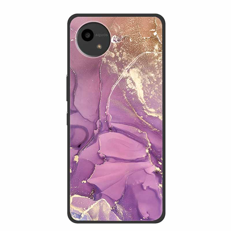 Case For SHARP AQUOS WISH4 Marble TPU Soft Silicone Back Cover SharpSmartphones SH-52E Phone Cases Protector Mica Painted Capa
