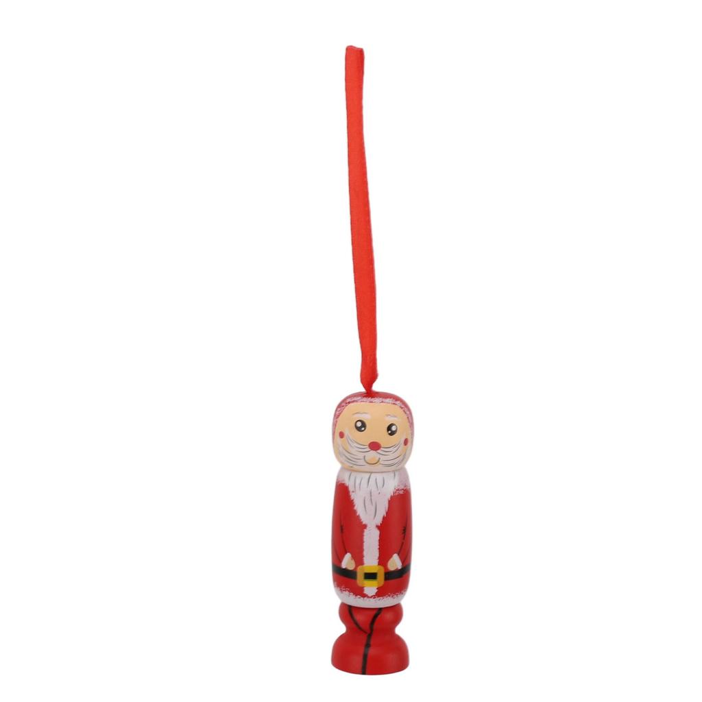 Father Christmas Ornament Funny Drawer Design Wooden Craft Christmas Tree Decoration for Bookshelf