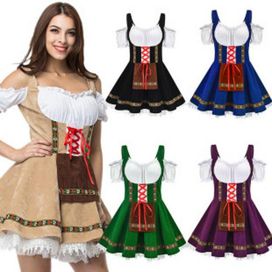 Kids' German Beer Fest Costume Set for Cultural Festivals and Performances