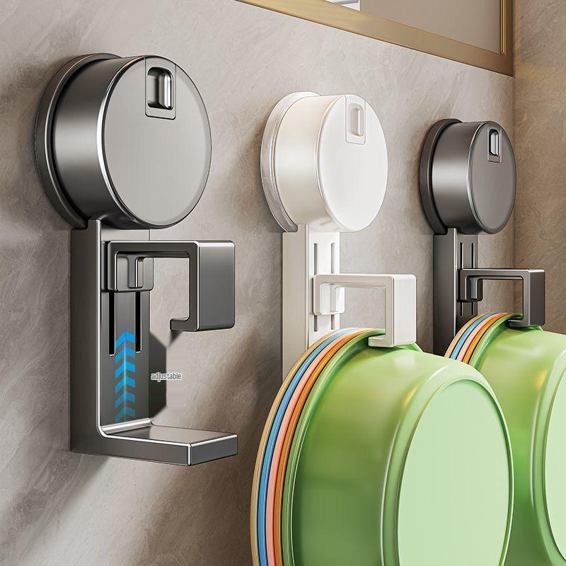 

Newcomer Discount: Pengyi Suction Cup Basin Rack - Punch-Free Wall-Mounted Bathroom Organizer