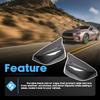 1 Pair Side Mirror Cap Covers Pasennger & Driver Fit For Infiniti Q50 Q60 Q70 Q70L QX30 Accessories Left and Right Door Mirror Covers Replacements