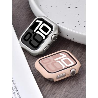 Case For Apple Watch Cover 46mm 42mm 41mm 45mm 44mm 40mm Bands Hollow PC Screen Protector Bumper iWatch Series 10 9 7 8 6 Se 5 4