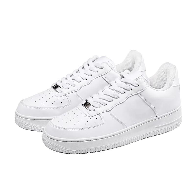 Little White Shoes Women's 2025 New Platform Student Casual Board Shoes Men's Shoes Popular Air Force AJ No. 1 Versatile Sports Shoes