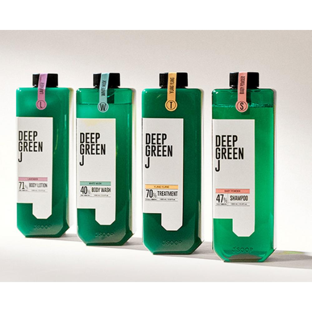 Shampooing végétalien Deep Green J Nature White Musk, 1 L, 1 unité