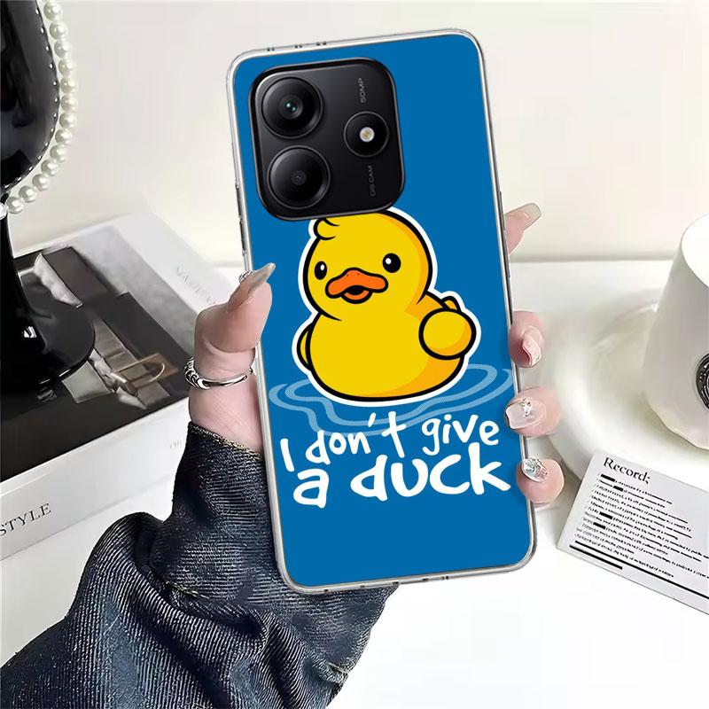 Funny Cute Yellow Duck You Soft Phone Case For Xiaomi Redmi Note 15 14 14S 13 12 Pro Plus 12S 11 11S 11E 10 10S 11T 5G Fundas Co