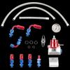 Adjustable FPR AN6 Fitting EFI Fuel Pressure Regulator For 7MGTE MKIII with Hose Line Fittings Oil 100psi Gauge Universal