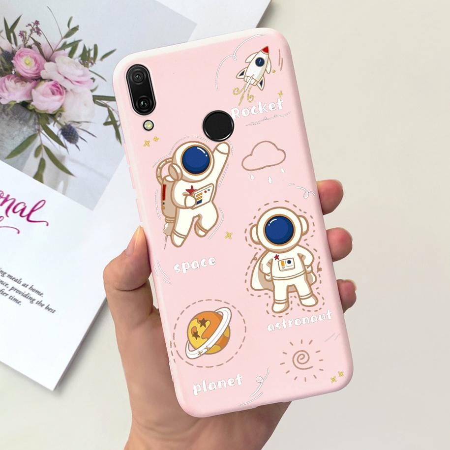 For Huawei Y9 Prime 2019 Case Shockproof Astronaut Silicone Soft Fundas For Huawei Y9 Y 9 Prime 2019 STK-LX3 JKM-LX3 Phone Cover