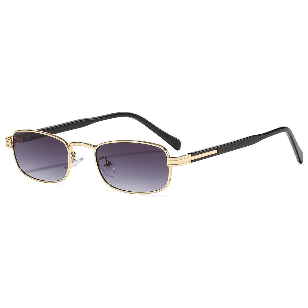 

New Women s Square Sunglasses Classic Retro Men s Small Frame Glasses Brand Fashionable Metal Goggles Outdoor Sunglasses UV400