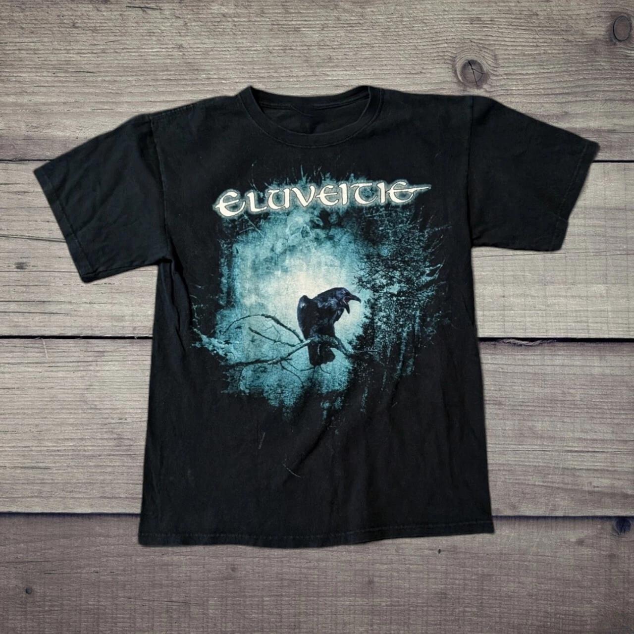 

Vintage Eluveitie Band The Raven Snall 100% Cotton T-shirt Mens Tees Top T-Shirt Tee Top Unisex 2F946 4XL