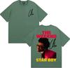 Starboy Style The Weeknd Graphic Tshirts Women Unisexs Clothing Hip Hop Harajuku T Shirt Summer Tops Oversized Tshirt Streetwear
