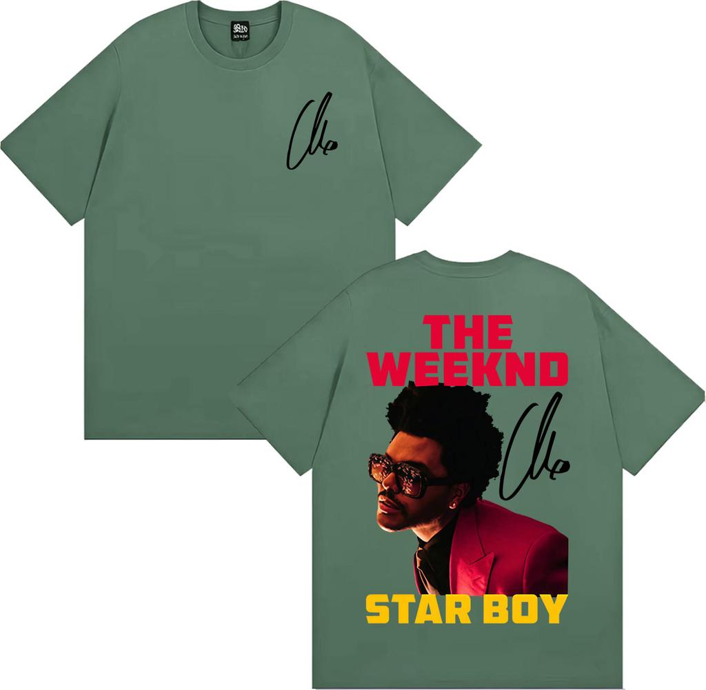 Starboy Style The Weeknd Graphic Tshirts Women Unisexs Clothing Hip Hop Harajuku T Shirt Summer Tops Oversized Tshirt Streetwear