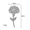 Carnation brooch women's high-end exquisite Mother's Day gift design flower corsage accessories