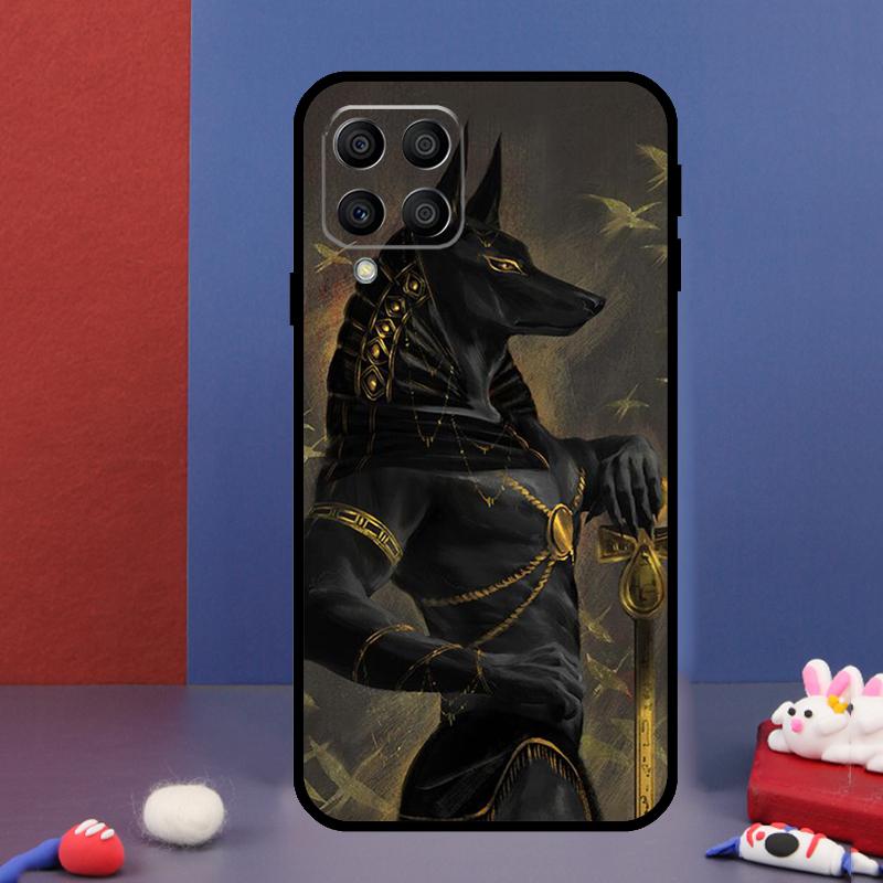 Anubis Ankh Egyptian God For Samsung Galaxy M31 M51 M33 M13 M23 M53 M15 M55 M14 M34 M54 M20 M30s M32 M52 Phone Case
