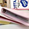 MINKYS Kawaii Candy Color A5 PU Leather Kpop Photocards Collect Book Photo Cards Album Storage Book School Stationery