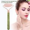 Jadestone Roller Face Massager Skin Tightening Lifting AntiWrinkle Facial Massage Instrument(Pink QuartzJadestone Single Head )